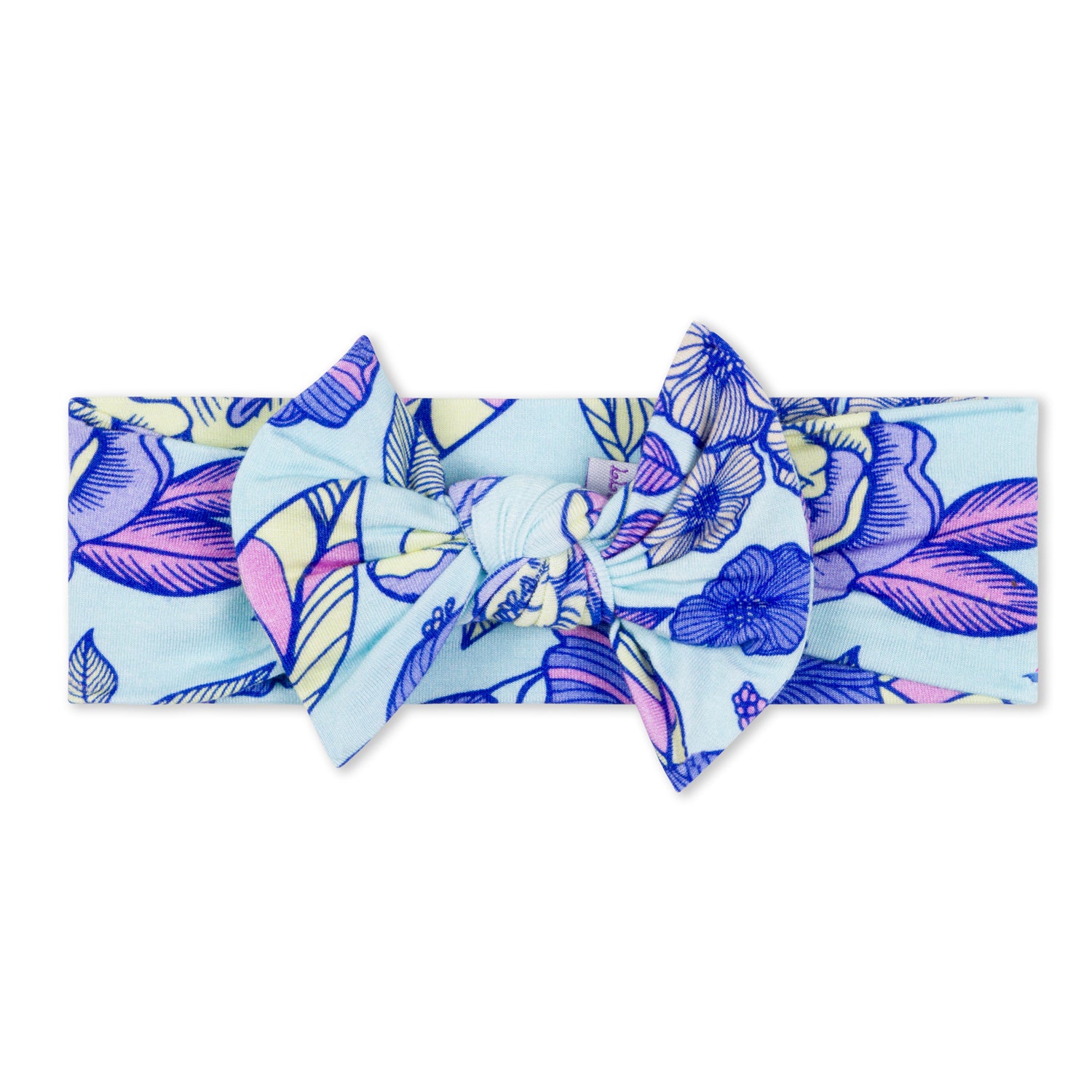 Orchid Bloom Bow Headwrap