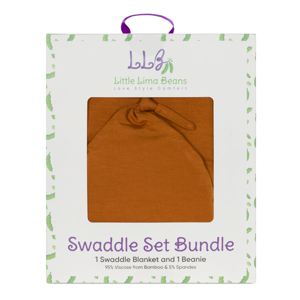 Sahara Swaddle & Beanie Set