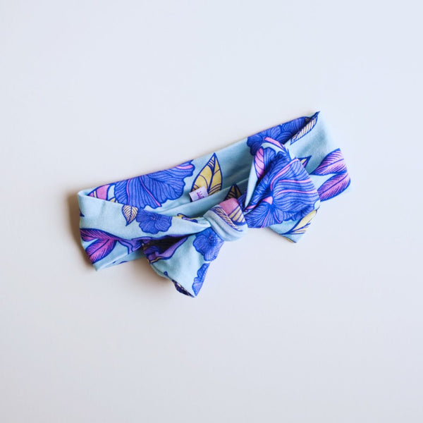 Orchid Bloom Bow Headwrap