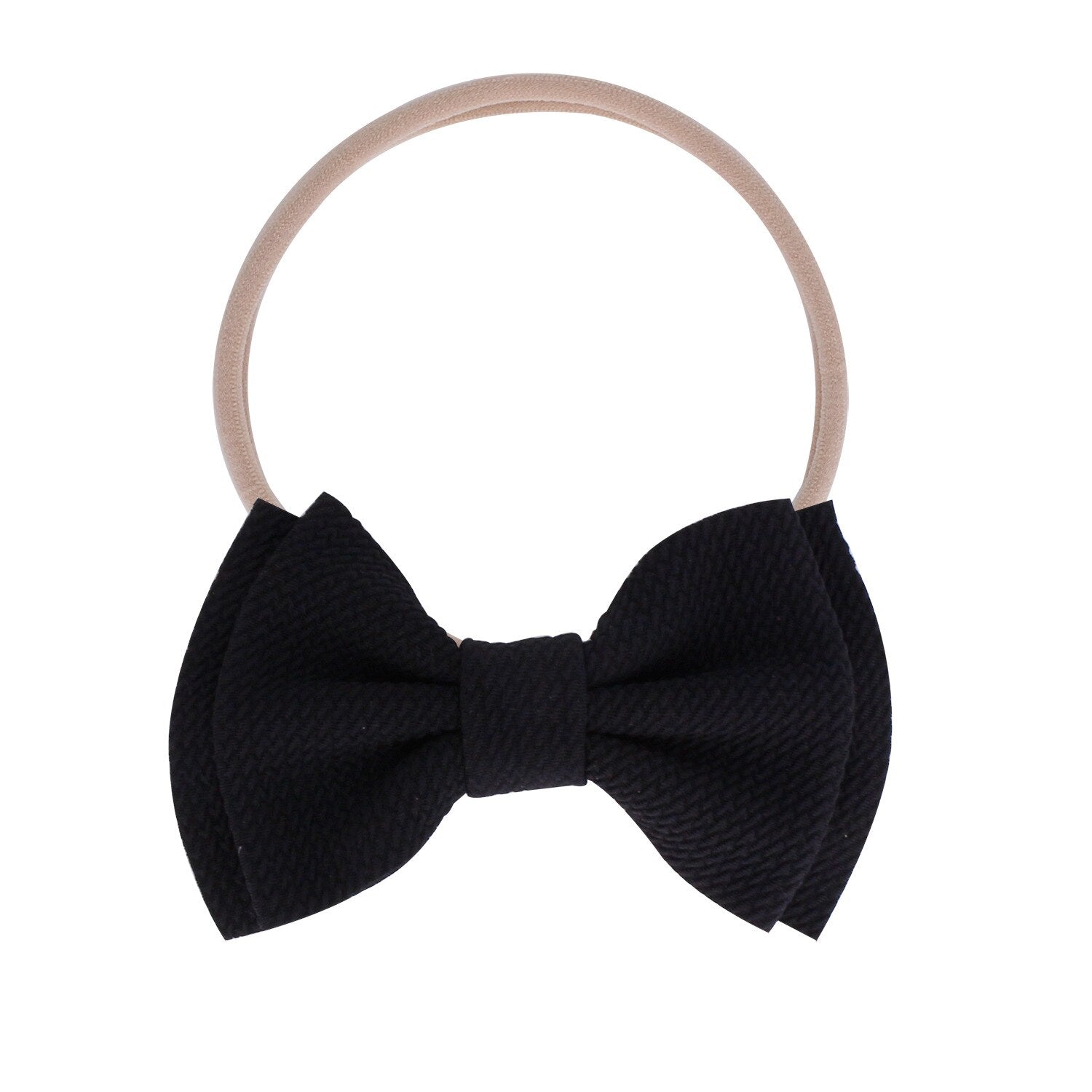 Black baby bow headband 
