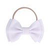 White baby's bow headband